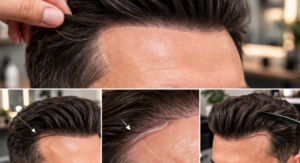 Repair done on hair system