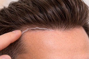 Hair system with edge lifting problem