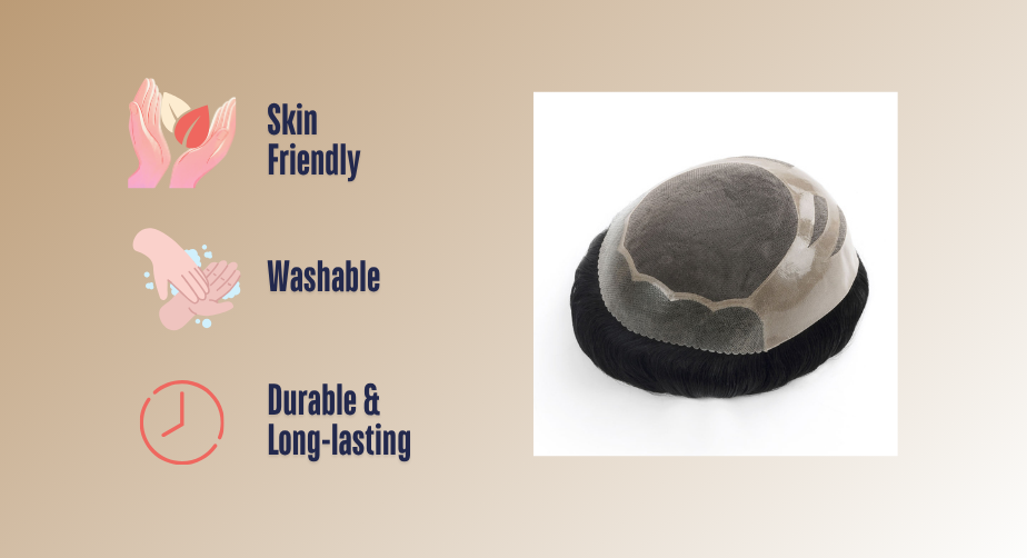 Monofilament Hair Systems: Breathable Bases and Natural Parting