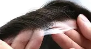 Polyurethane (Thin Skin) hair system with an invisible hairline